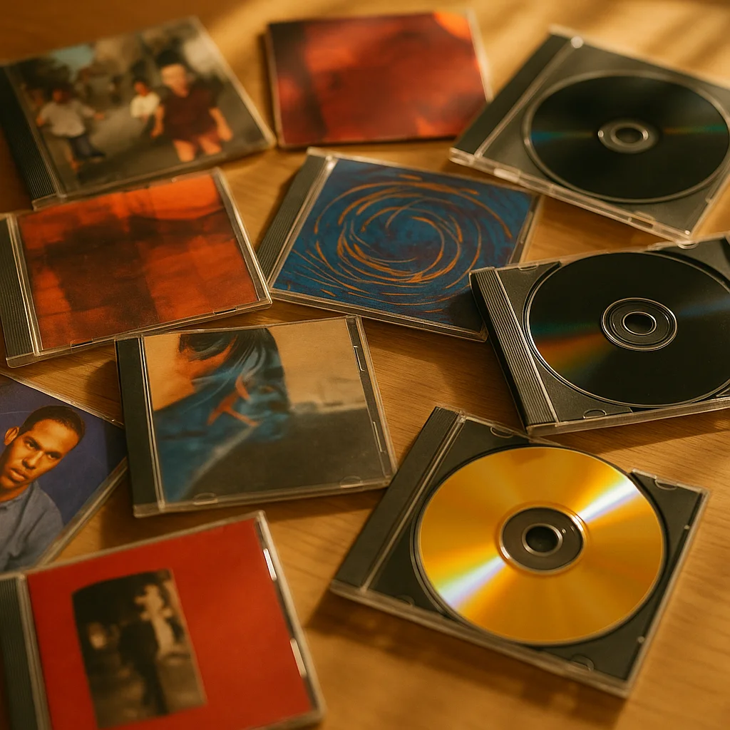 Collection of used CD singles and maxi-singles